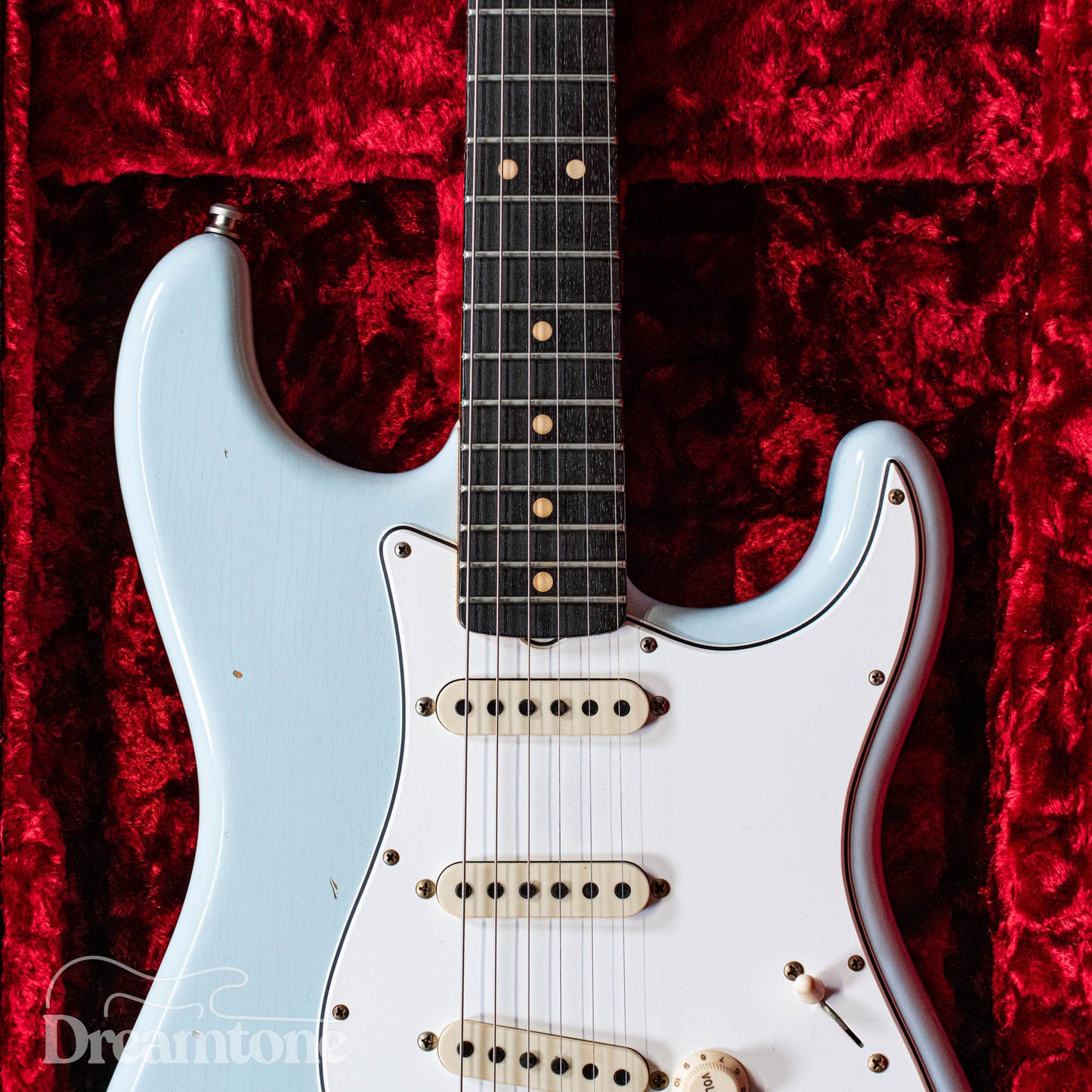 Fender Custom Shop 1964 Stratocaster Journeyman Relic Super Faded Aged Sonic Blue 2020