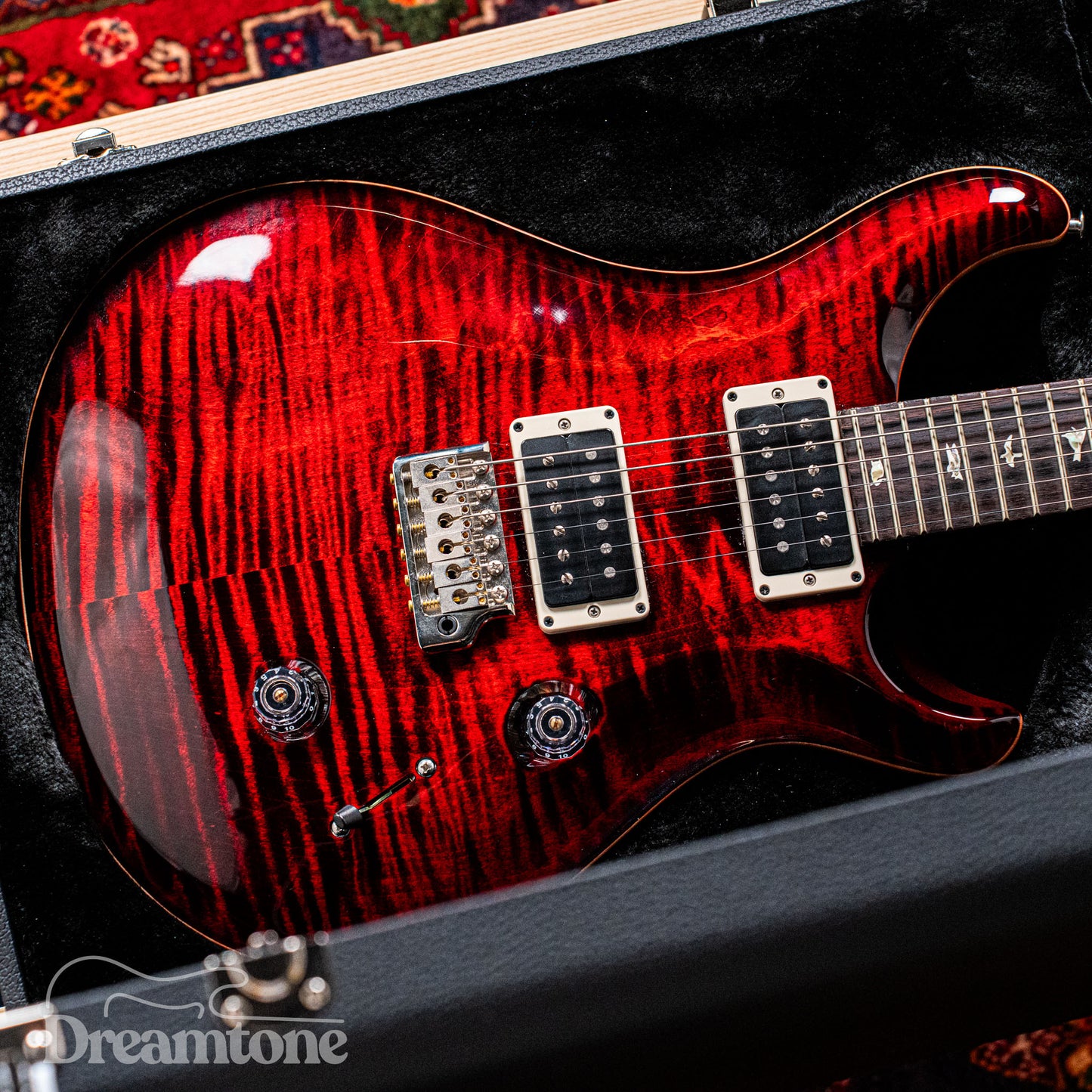 PRS Custom 24 Fire Red Burst 2023