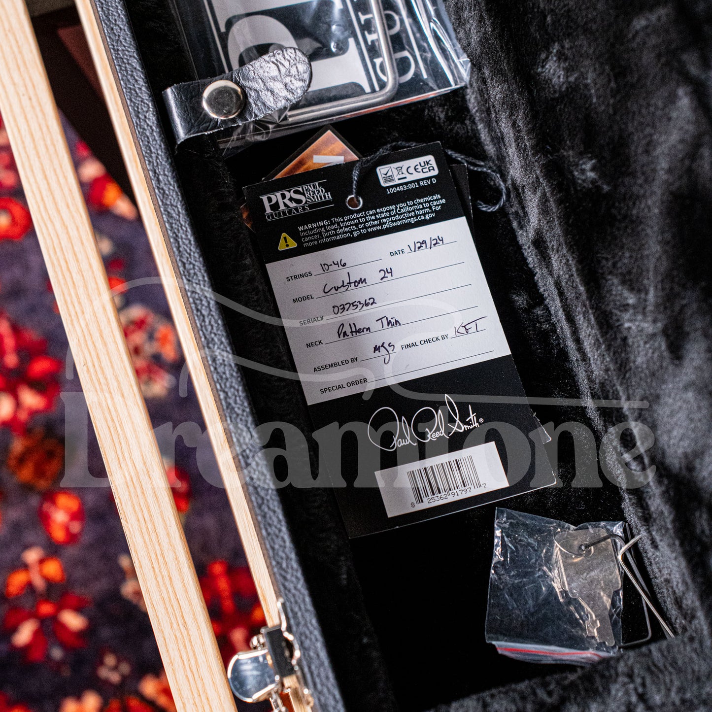 PRS Custom 24 Fire Red Burst 2023