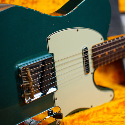 Fender Custom Shop LTD Telecaster Relic Sherwood Metallic Green 2022 Giveaway On Side