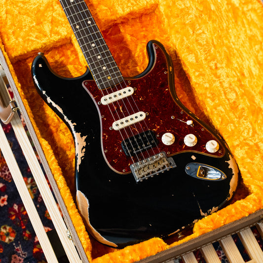 Fender Custom Shop Relic ‘62 Stratocaster HSS Reissue Black