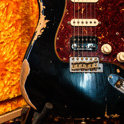 Fender Custom Shop Relic ‘62 Stratocaster HSS Reissue Black