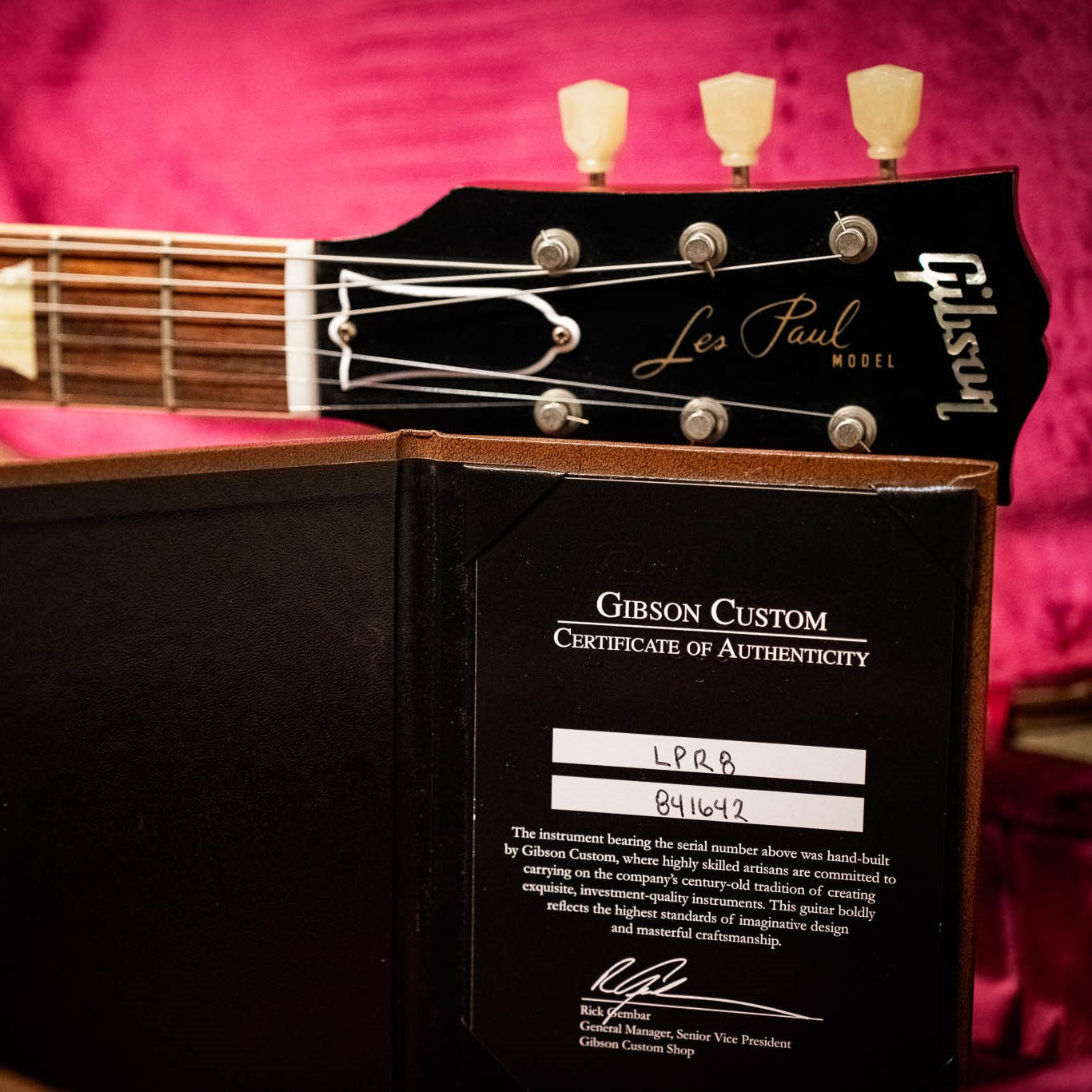 Gibson Custom Shop Les Paul R8 VOS 2014 COA