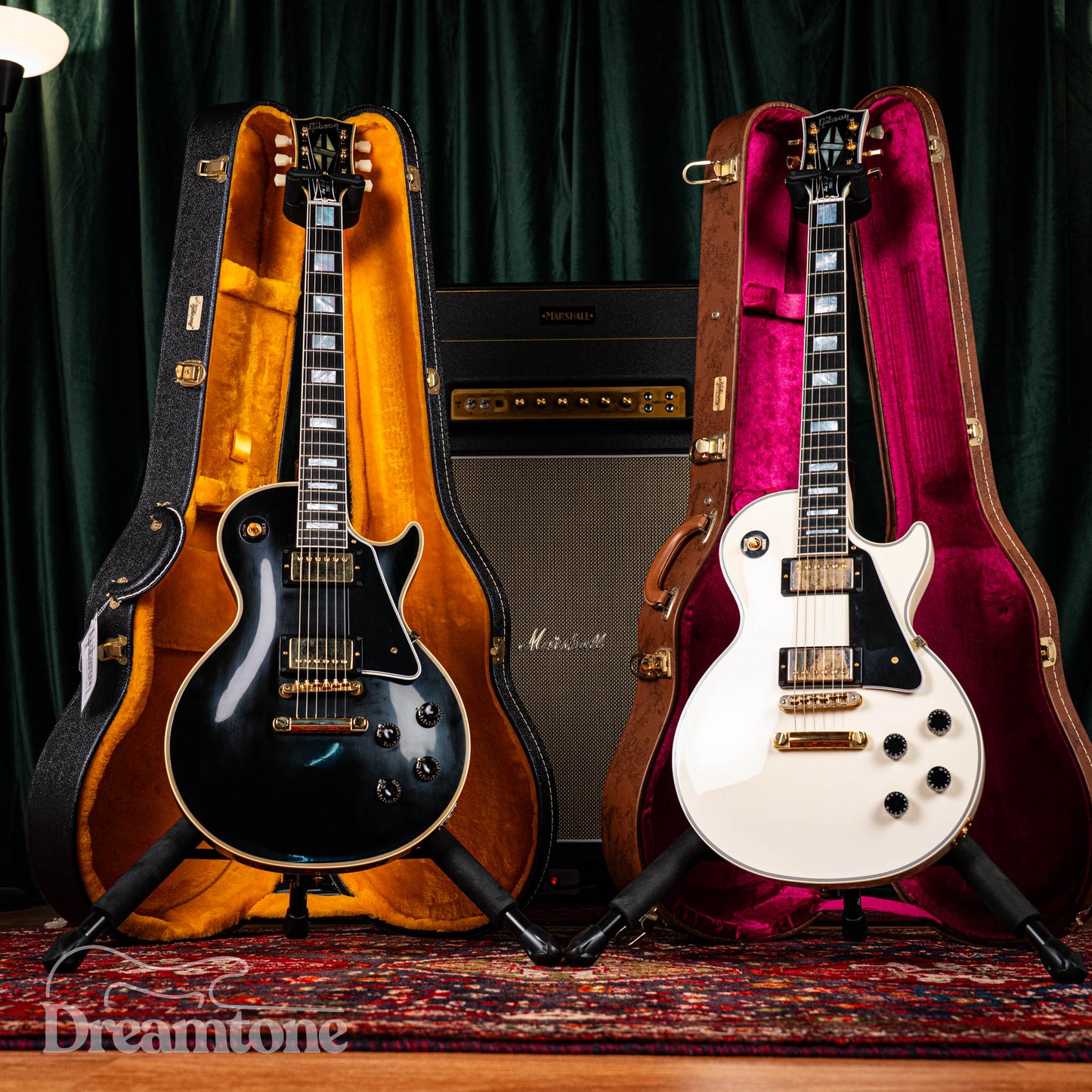 Gibson Custom Shop 1957 Les Paul Custom Black Beauty Reissue or Gibson Custom Shop Les Paul Custom Alpine White 2016