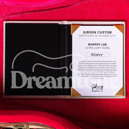 Gibson Murphy Lab 1959 Les Paul Factory Burst Ultra-Light aged + Marshall Silver Jubilee Amp & Head + Accessories