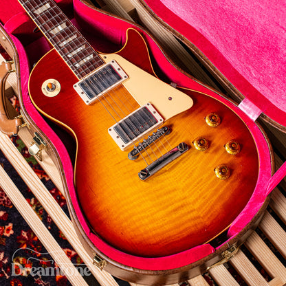 Gibson Murphy Lab 1959 Les Paul Factory Burst Ultra-Light aged + Marshall Silver Jubilee Amp & Head + Accessories