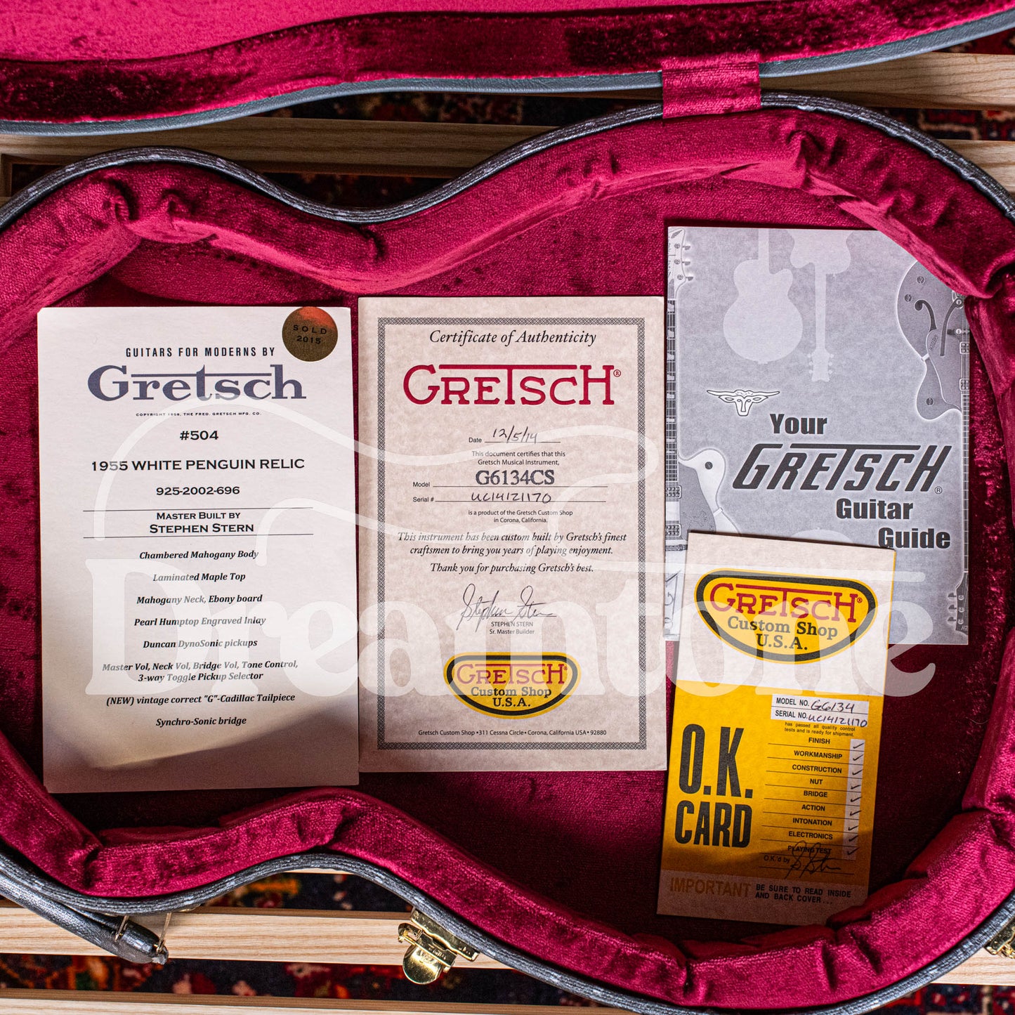 Gretsch Masterbuilt 1955 Penguin G6134CS by Stephen Stern 2014