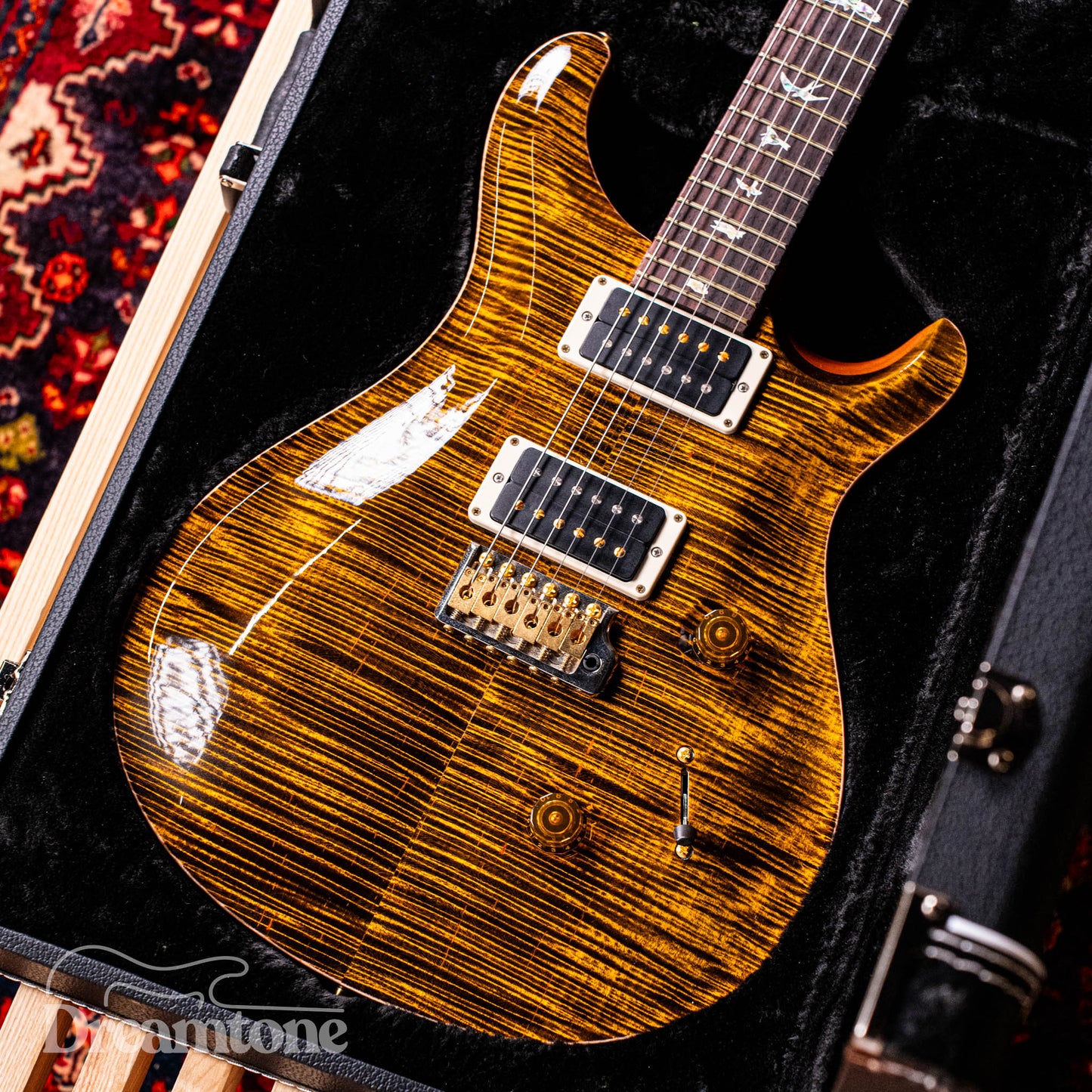 Paul Reed Smith Custom 24 10 Top Yellow Tiger
