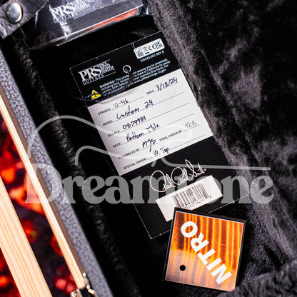 Paul Reed Smith Custom 24 10 Top Yellow Tiger