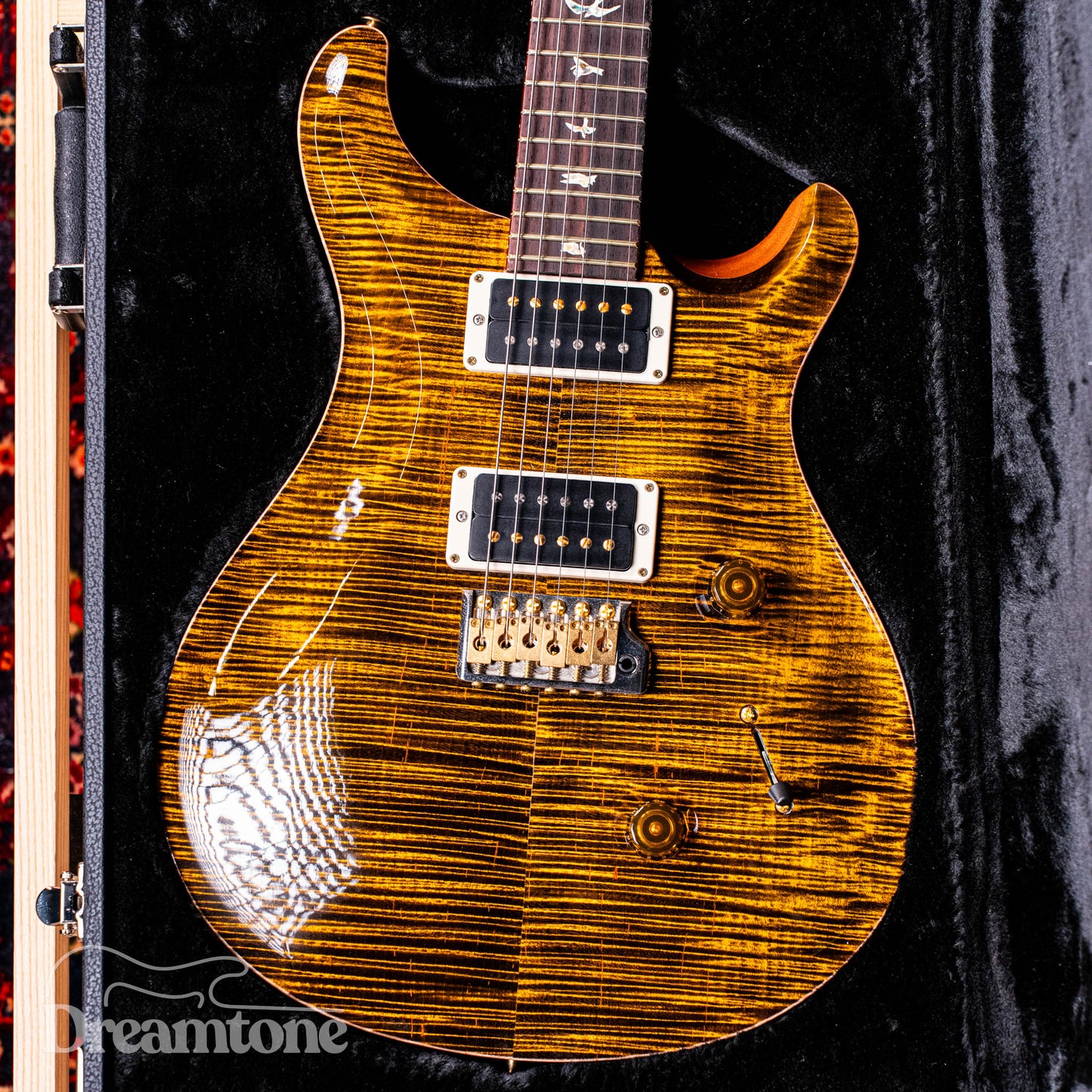 Paul Reed Smith Custom 24 10 Top Yellow Tiger