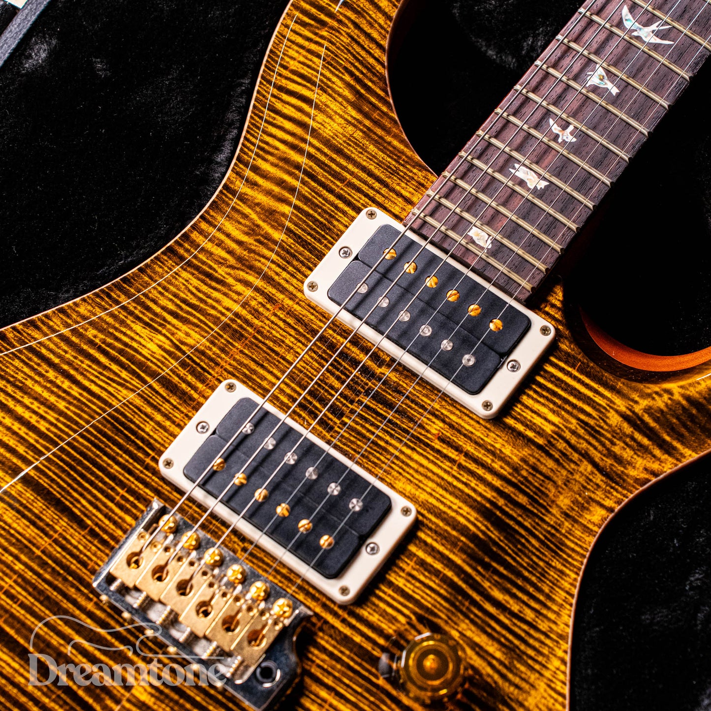 Paul Reed Smith Custom 24 10 Top Yellow Tiger